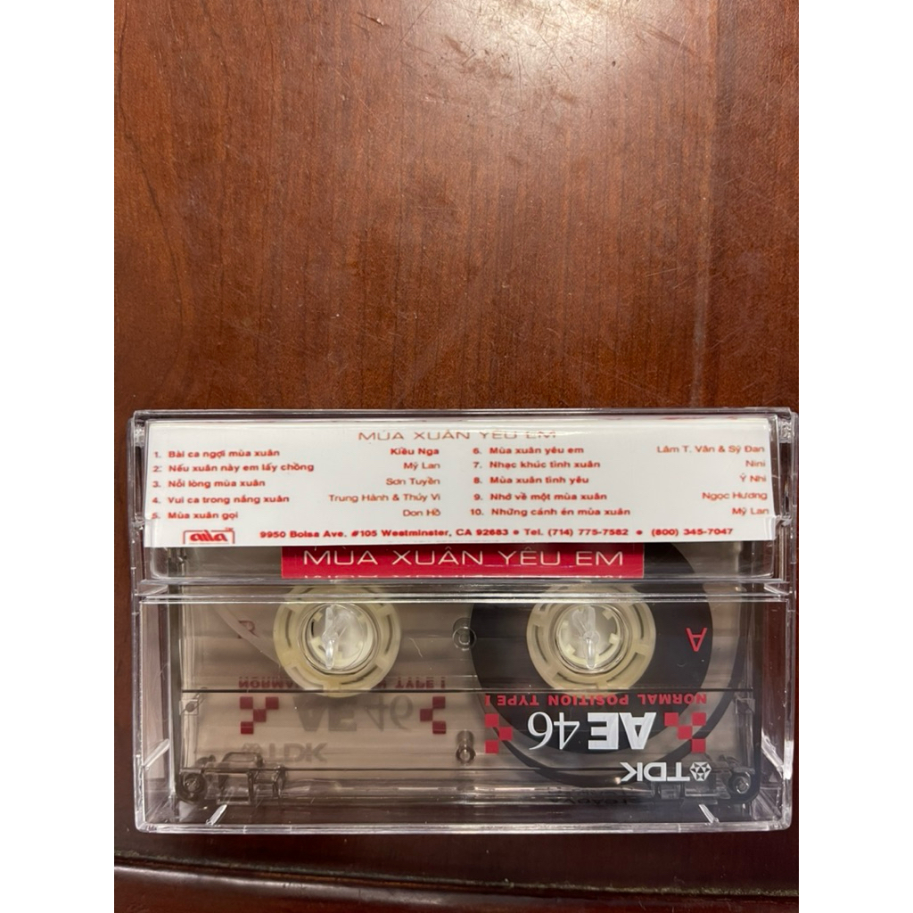 Cassette  Tape Mùa Xuân Yêu Em - Nhiều Ca Sĩ