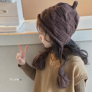 Mũ len dệt tay của bé siu xinh , vừa ấm kute xỉu