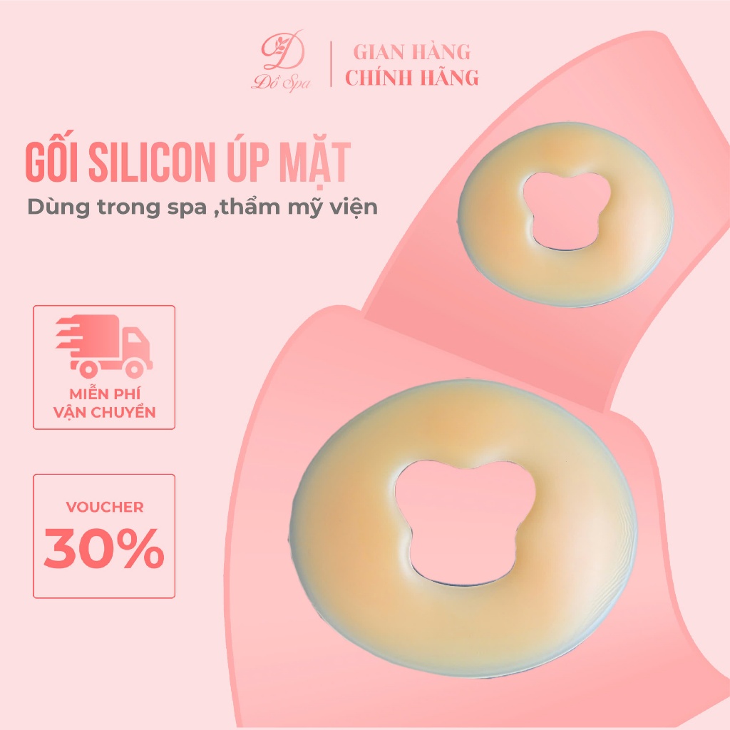 Gối Silicon Úp Mặt Massage Body Spa TMV