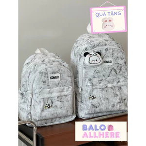 BaLo (XINHXINH) [ORDER] Balô Nam Nữ Đi Học Đi Chơi Màu Loang Chống Nước BL439
