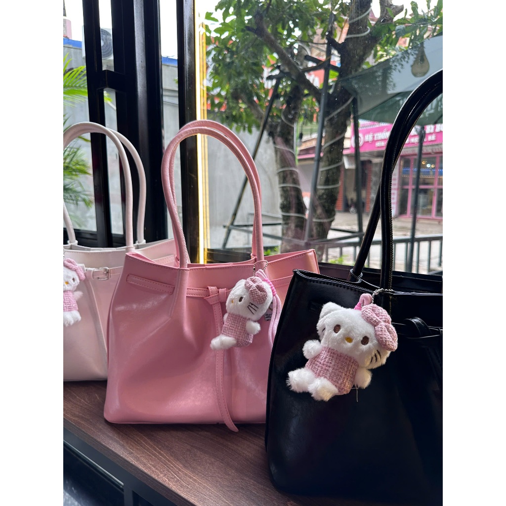 Túi xách công sở tote size 35cm TẶNG KÈM GẤU đeo vai siêu xinh phong cách basic
