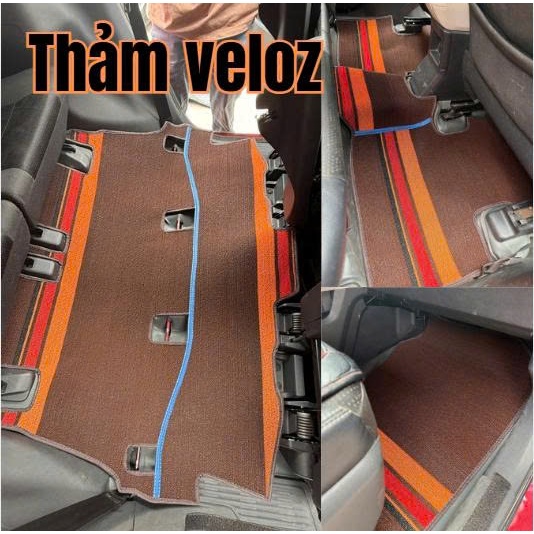 Thảm cước lót sàn ô tô Toyota Veloz chuẩn form, cắt may theo xe