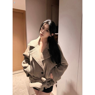 Áo khoác dạ cổ đứng Cashmere dày dặn cao cấp