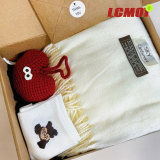 Set quà giáng sinh ấm áp, khăn quàng cổ len, quà noel handmade tặng bạn gái, kỷ niệm, tốt nghiệp