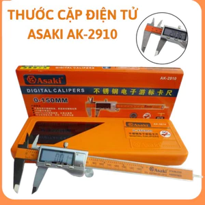Thước cặp điện tử inox Asaki AK-2910,thước kẹp đồng hồ ,thước cặp đo,thước kẹp điện tử kỹ thuật số,thước kẹp cơ khi Asak