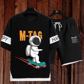 Bộ Thể Thao Nam Nữ M-TAG Chất Thun Mè Thái Mềm Mại, Thoáng Mát, Trẻ Trung, Sét Đồ Hè Mặc Nhà K1