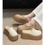 Dép xăng đan nữ mới, đế dày, khoét rỗng, tăng chiều cao (5-6cm)
