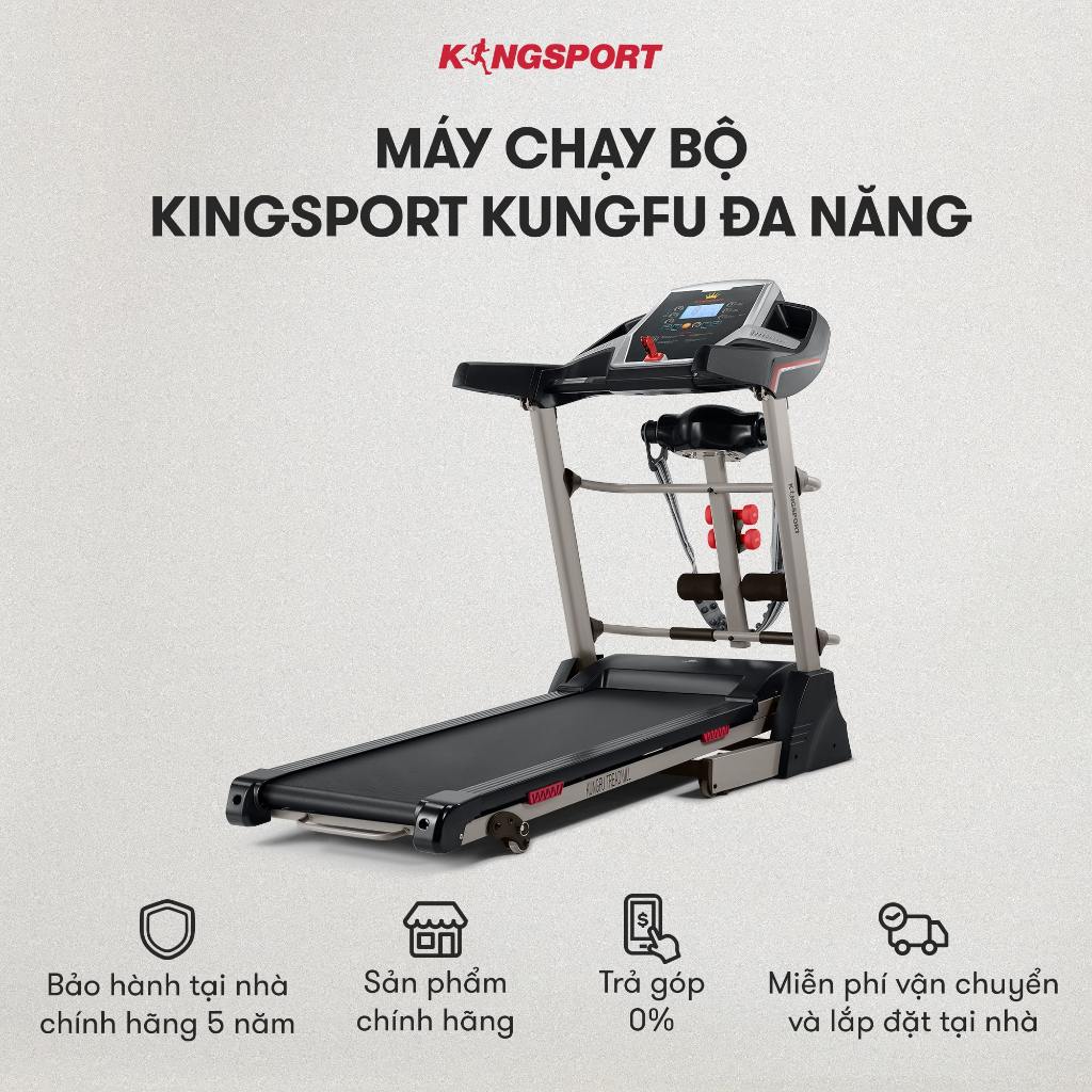[KOL] Máy chạy bộ KINGSPORT Kungfu đa năng, động cơ Kingtech hiệu suất 2.5 HP