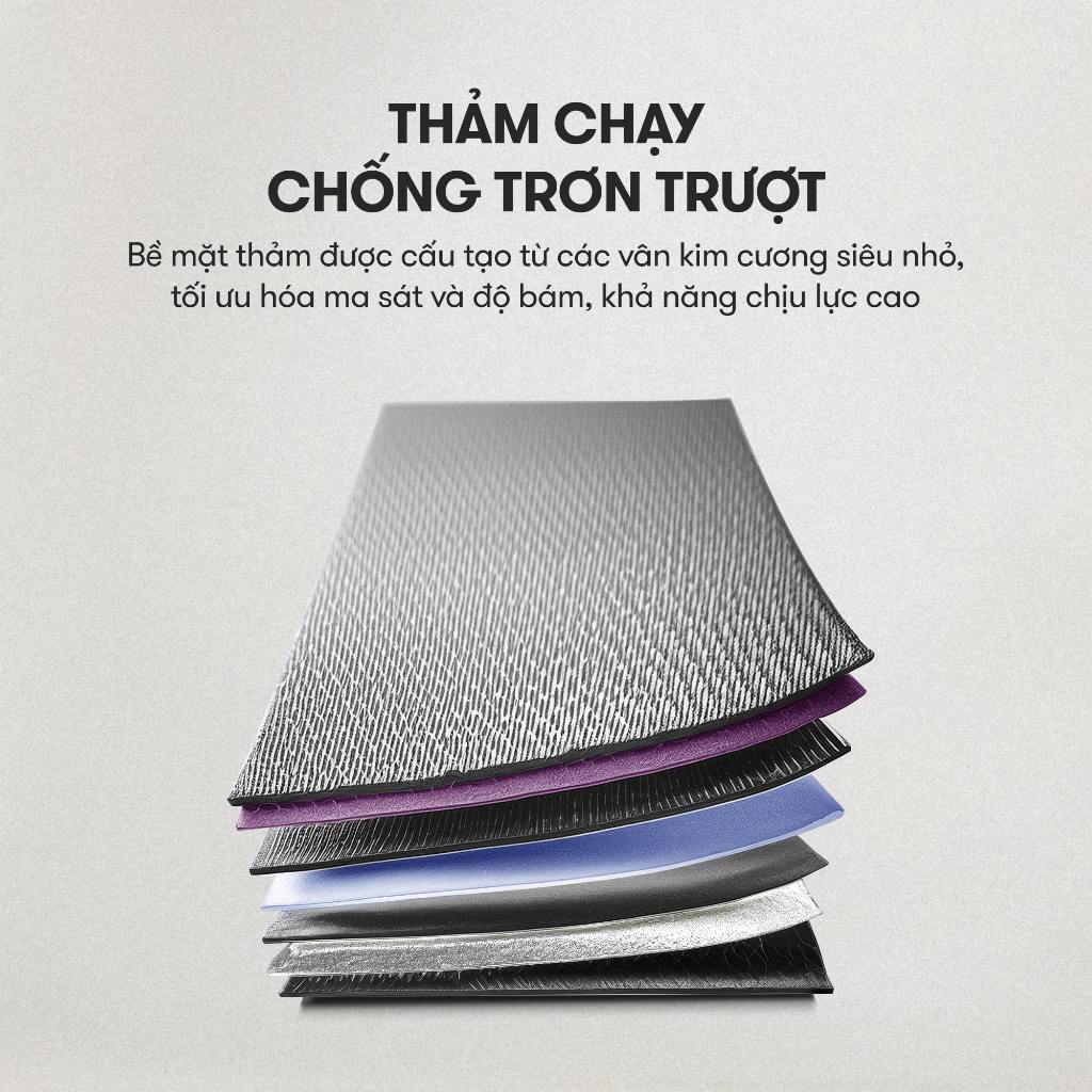 [KOL] Máy chạy bộ KINGSPORT Kungfu đa năng, động cơ Kingtech hiệu suất 2.5 HP