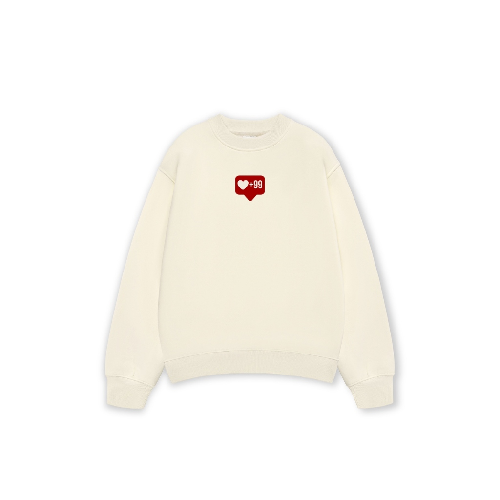 Áo Vớ Vẩn Vui Tươi REDLABEL Áo Sweater ANH YÊU TẤT CẢ Áo Sweatshirt Nỉ Oversize Nam Nữ SWT41