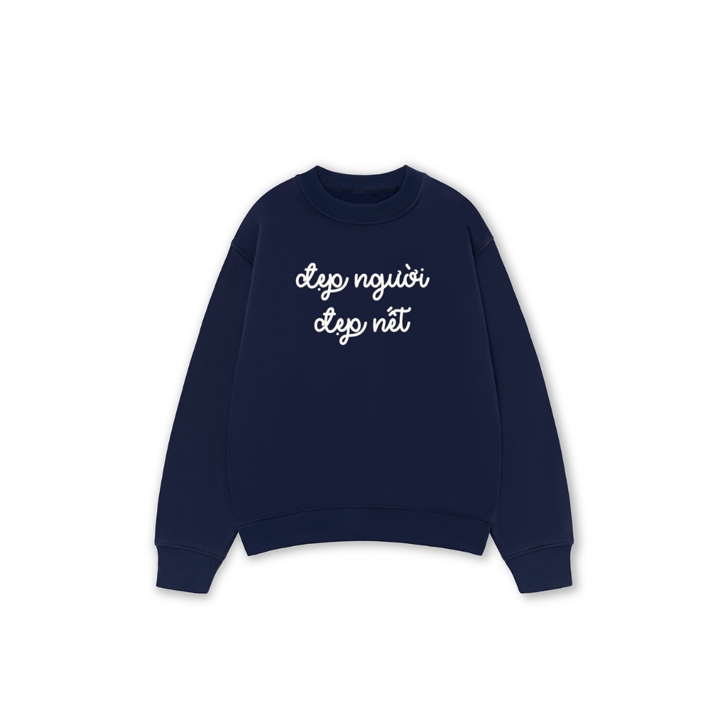Áo Vớ Vẩn Vui Tươi REDLABEL Áo Sweater ĐẸP NGƯỜI ĐẸP NẾT  Áo Sweatshirt Nỉ Oversize Nam Nữ SWT38