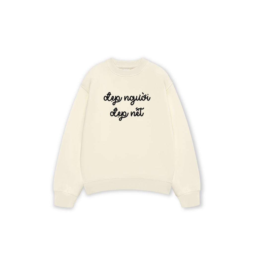 Áo Vớ Vẩn Vui Tươi REDLABEL Áo Sweater ĐẸP NGƯỜI ĐẸP NẾT  Áo Sweatshirt Nỉ Oversize Nam Nữ SWT38