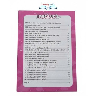Sách Đề Ôn Luyện Và Tự Kiểm Tra Toán Lớp 4- Tủ Sách Đỉnh Toán Soạn Theo Chương Trình Mới