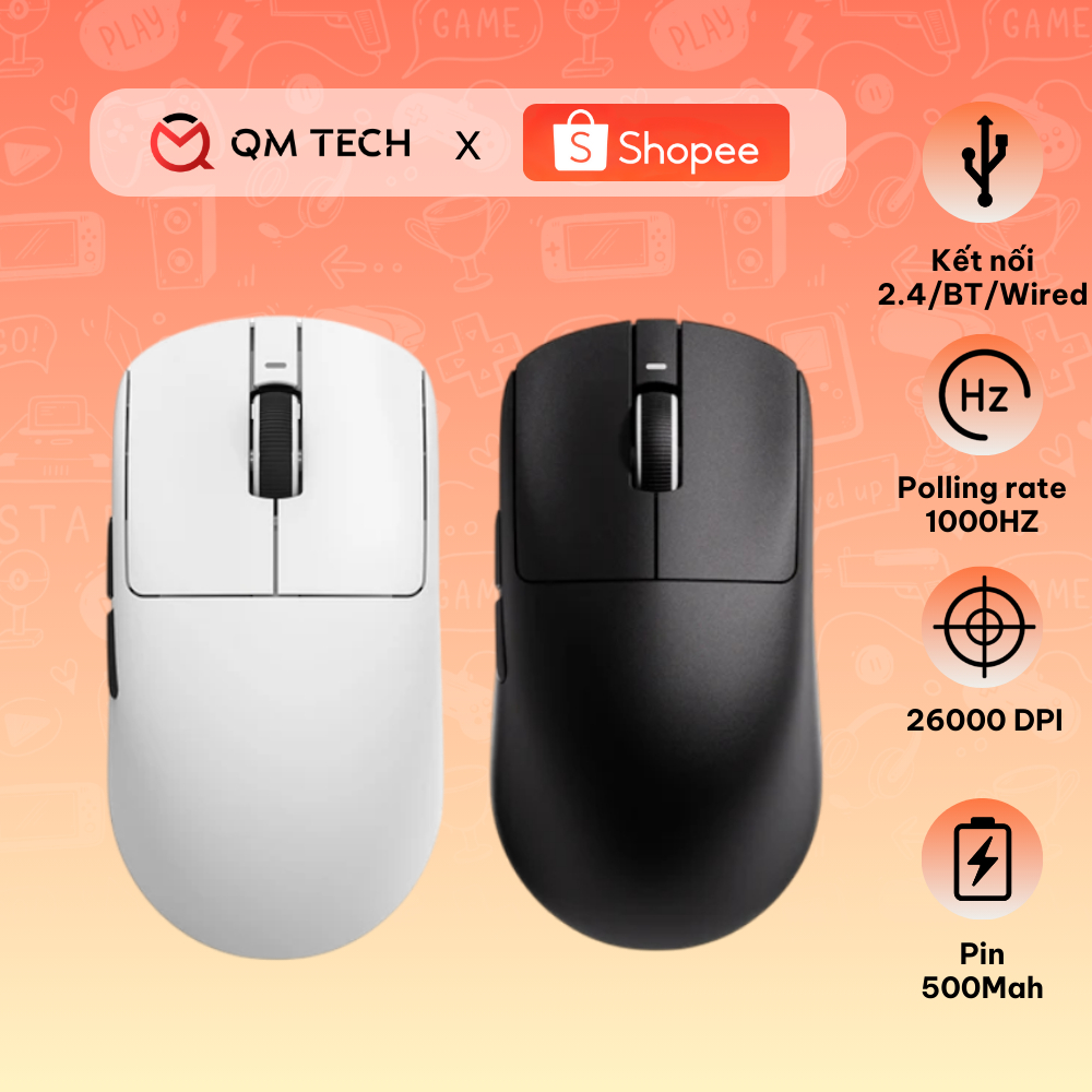 Chuột Gaming Siêu Nhẹ VXE R1 S / R1 SE+ / R1 SE / R1 Pro / R1 Pro Max Wireless - QMTECH STORE | BigBuy360 - bigbuy360.vn