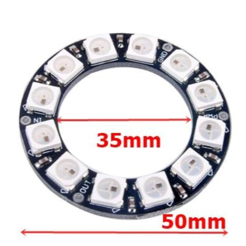 Module LED RGB 5050 WS2812B 12 LED | Shopee Việt Nam
