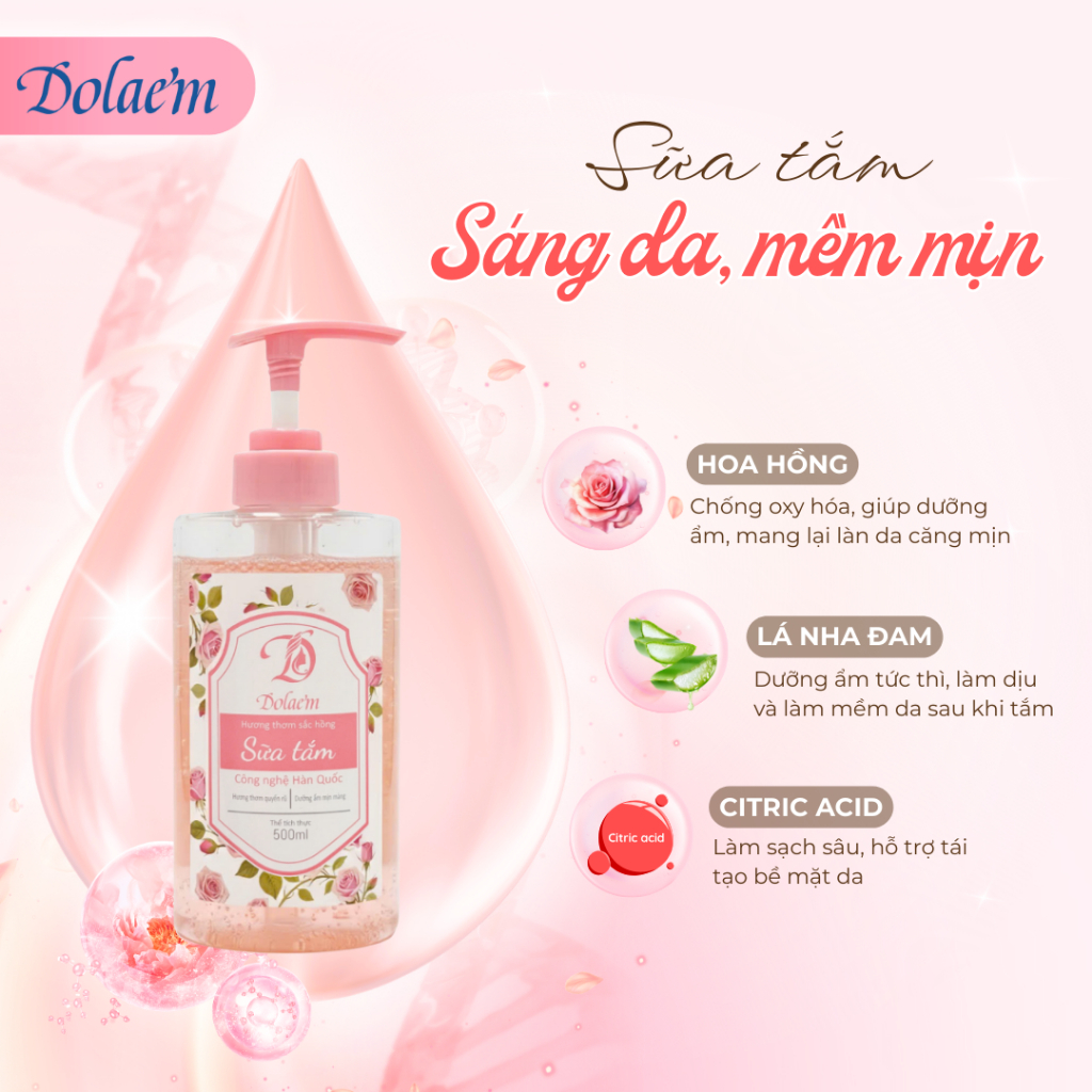 Chất Lượng Sữa Tắm Dolaem Dưỡng Ẩm Sâu