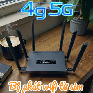 Bộ phát wifi từ sim 4g 5g X600 vỏ kim loại, có thể lắp ăngten rời