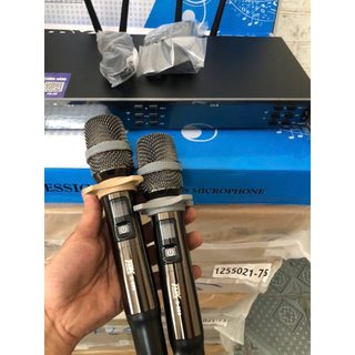 Micro TDX D999, 4 Râu Sóng Ổn Định, Set Sóng xa, Tăng Giảm Âm Lượng,Tiếng Ca Hay Cho Dàn Karaoke