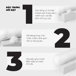Combo Ruột Gối Gòn Lông Vũ Và Vỏ Gối Ôm Lụa Satin Premium Gòn Bedding Cao Cấp Màu Trơn Khóa Kéo 37x105 cm — ảnh 2