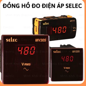 Đồng hồ đo điện áp Selec MV305,MV205,MV15, đồng hồ tủ điện Selec,đồng hồ volt hiển thị số, đồng hồ vôn đo điện áp,đồng