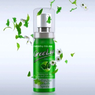 Xịt Thơm Miệng Greelux Fresh Mint Cool (vị cay mát nhẹ nhàng)