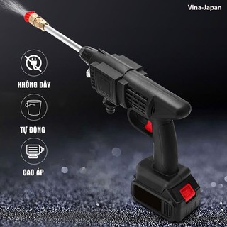 Máy Rửa Xe Cầm Tay 2PIN 199V Không Dây Thiết Kế Đa Năng Áp Lực Nước Mạnh Dễ Dàng Sử Dụng YATASMART