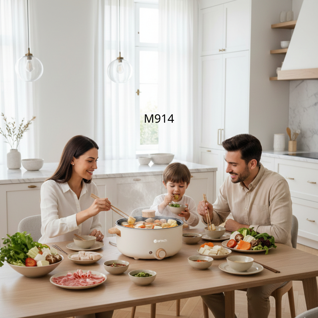 Nồi Lẩu Điện Đa Năng Elmich | Lòng nồi Chống Dính 1–2 Ngăn, Nấu Lẩu Chiên Xào, Tiện Dụng Gia Đình | BigBuy360 - bigbuy360.vn