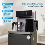 Cây nước nóng lạnh kết hợp bàn pha trà bình nước âm FujiE TB245, điều khiển cảm ứng từ xa cài đặt nhiệt độ nước — ảnh 5