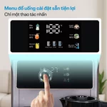 Cây nước nóng lạnh kết hợp bàn pha trà bình nước âm FujiE TB245, điều khiển cảm ứng từ xa cài đặt nhiệt độ nước — ảnh 6