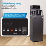 Cây nước nóng lạnh kết hợp bàn pha trà bình nước âm FujiE TB245, điều khiển cảm ứng từ xa cài đặt nhiệt độ nước — ảnh 3