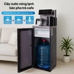 Cây nước nóng lạnh kết hợp bàn pha trà bình nước âm FujiE TB245, điều khiển cảm ứng từ xa cài đặt nhiệt độ nước — ảnh 2