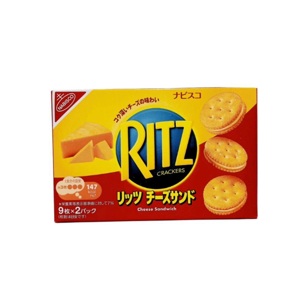 BÁNH QUY RITZ VỊ KEM PHÔ MAI (CHEESE SANDWICH) HỘP 160G – GIÒN TAN ĐẬM ...
