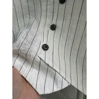 Áo kiểu nữ Linen tưng washed vạt chéo. JUNE LINEN #A37