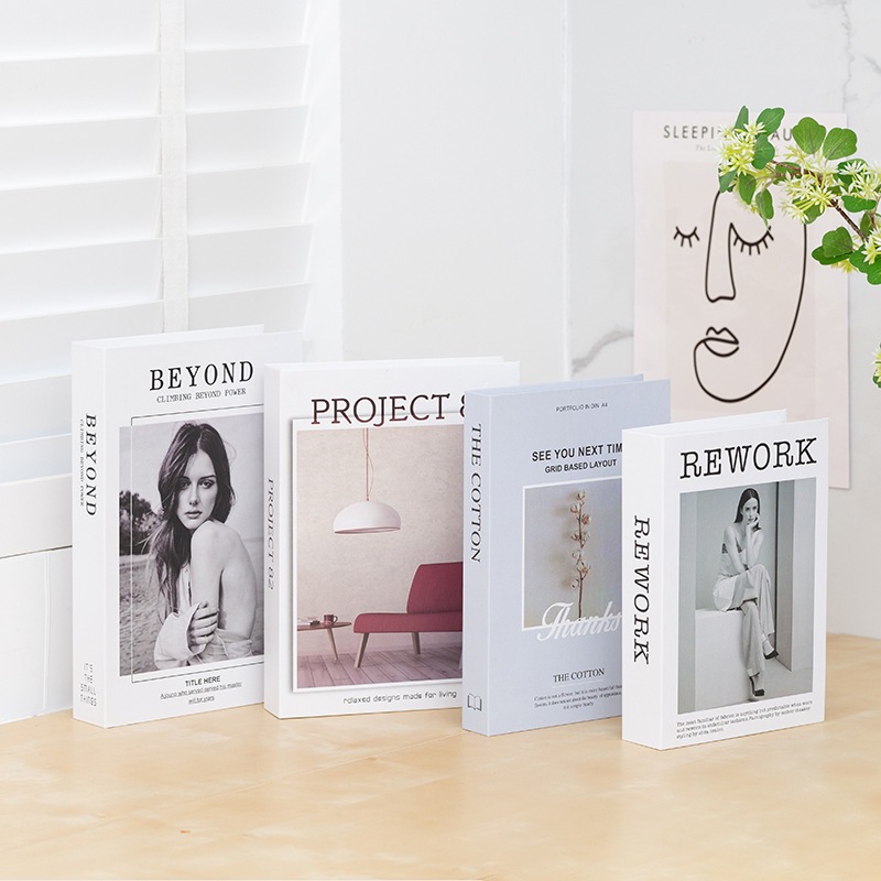 Combo 20 cuốn sách mô hình sách decor trang trí kệ tủ, phụ kiện chụp ảnh,decor quán cà phê, nhà hàng