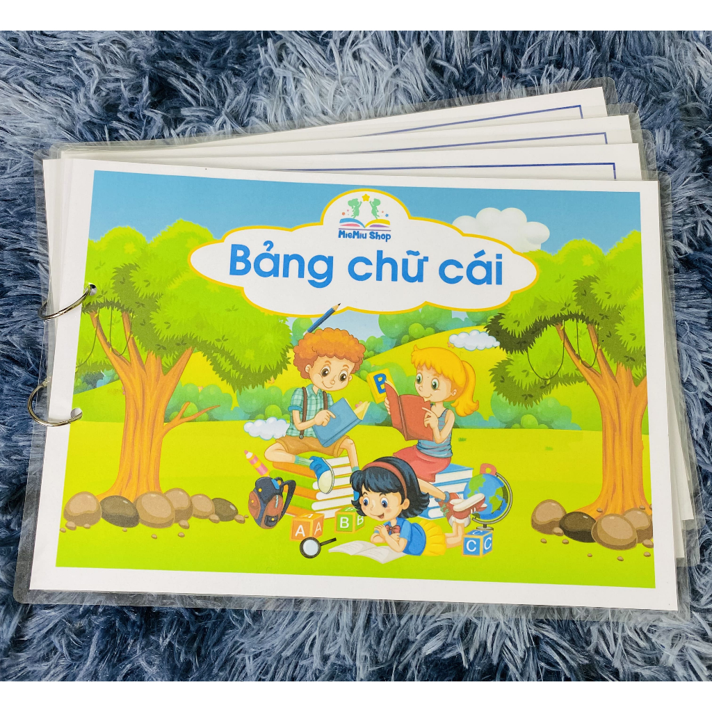 Bộ Học Liệu Montessori 29 Chữ Cái Bóc Dán - Đồ Chơi Phát Triển Tư Duy Từ Sớm Cho Bé 1-6 Tuổi