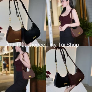 Túi xách kẹp nách Chi.ô phong cách vintage có dây đeo chéo đi làm đi chơi siêu xinh