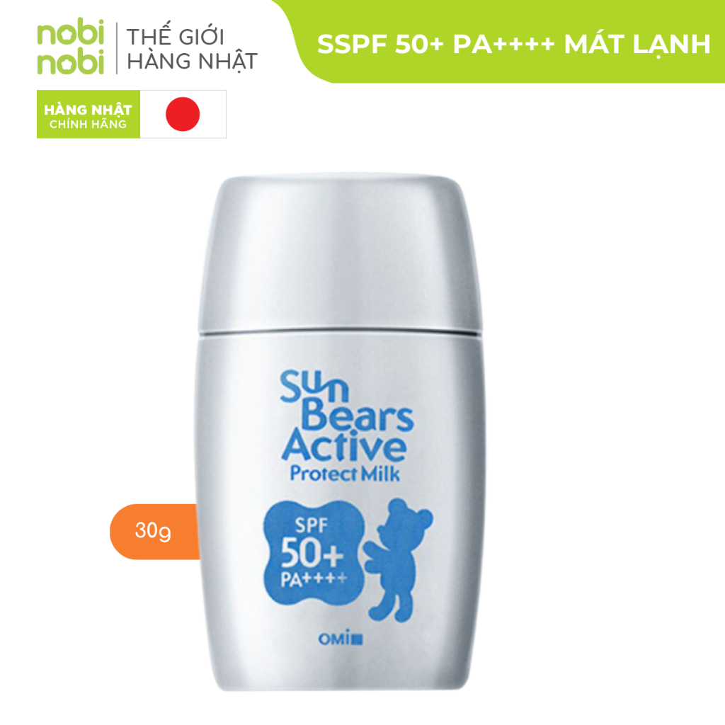 [MUA 2 TẶNG 1] Kem chống nắng Omi Brotherhood sun bears dịu nhẹ  SPF35+/ SPF50+PA+++ 30g