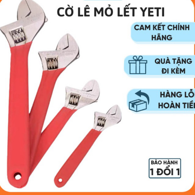 Mỏ lết Yeti tay dạ bọc cao su,cờ lê yeti đa năng, mỏ lết công nghiệp,cờ lê thông minh, cà lê Yeti,co le yeti,mo let yeti