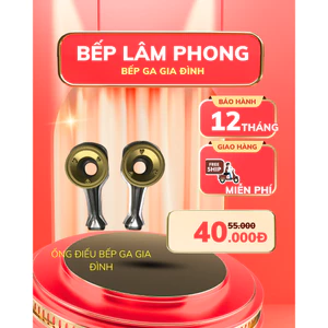 COMBO 2 Bộ Ống điếu bếp ga phổ thông - Đầu đốt bếp ga gia đình