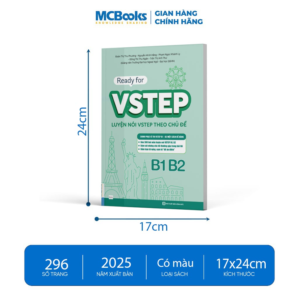 Sách - Ready for VSTEP - Luyện nói VSTEP theo chủ đề B1 B2
