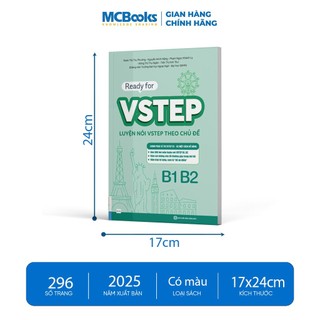 Sách - Ready for VSTEP - Luyện nói VSTEP theo chủ đề B1 B2