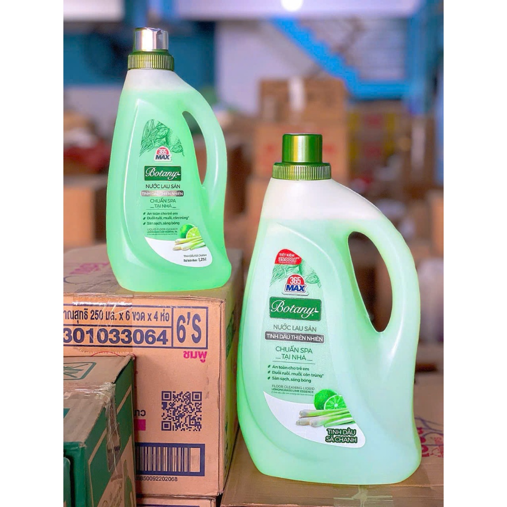 Nước lau sàn BOTANY tinh dầu xả chanh 1,25l