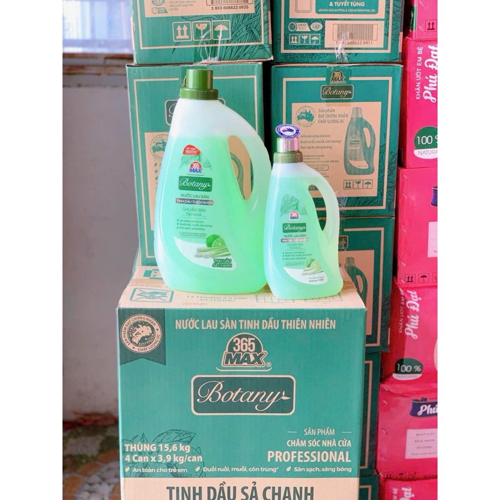 Nước lau sàn BOTANY tinh dầu xả chanh 1,25l
