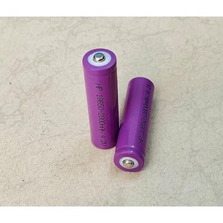 PIN SẠC LITHIUM ION 18650 4.2V đầu nhọn 2800mAh Màu tím