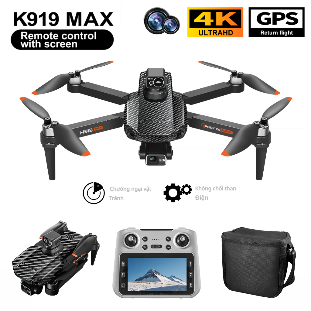 FLYCAM K919 Max AeroVision Stabil Pro - Máy bay không người lái Gimbal ...