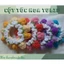 Cột tóc/buộc tóc hoa tulip - handmade len - crochet