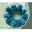 Cột tóc/buộc tóc hoa tulip - handmade len - crochet