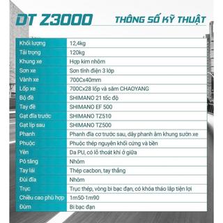 Xe Đạp Thể Thao DTZ3000 - Xe Địa Hình Hợp Kim Nhôm Phanh Đĩa Tải Trọng 150kg, Sports 2026