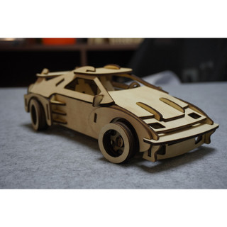 HDLaser mô hình ô tô lắp ghép DIY-Cars HDC001(22x10x10cm)