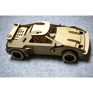 HDLaser mô hình ô tô lắp ghép DIY-Cars HDC001(22x10x10cm)